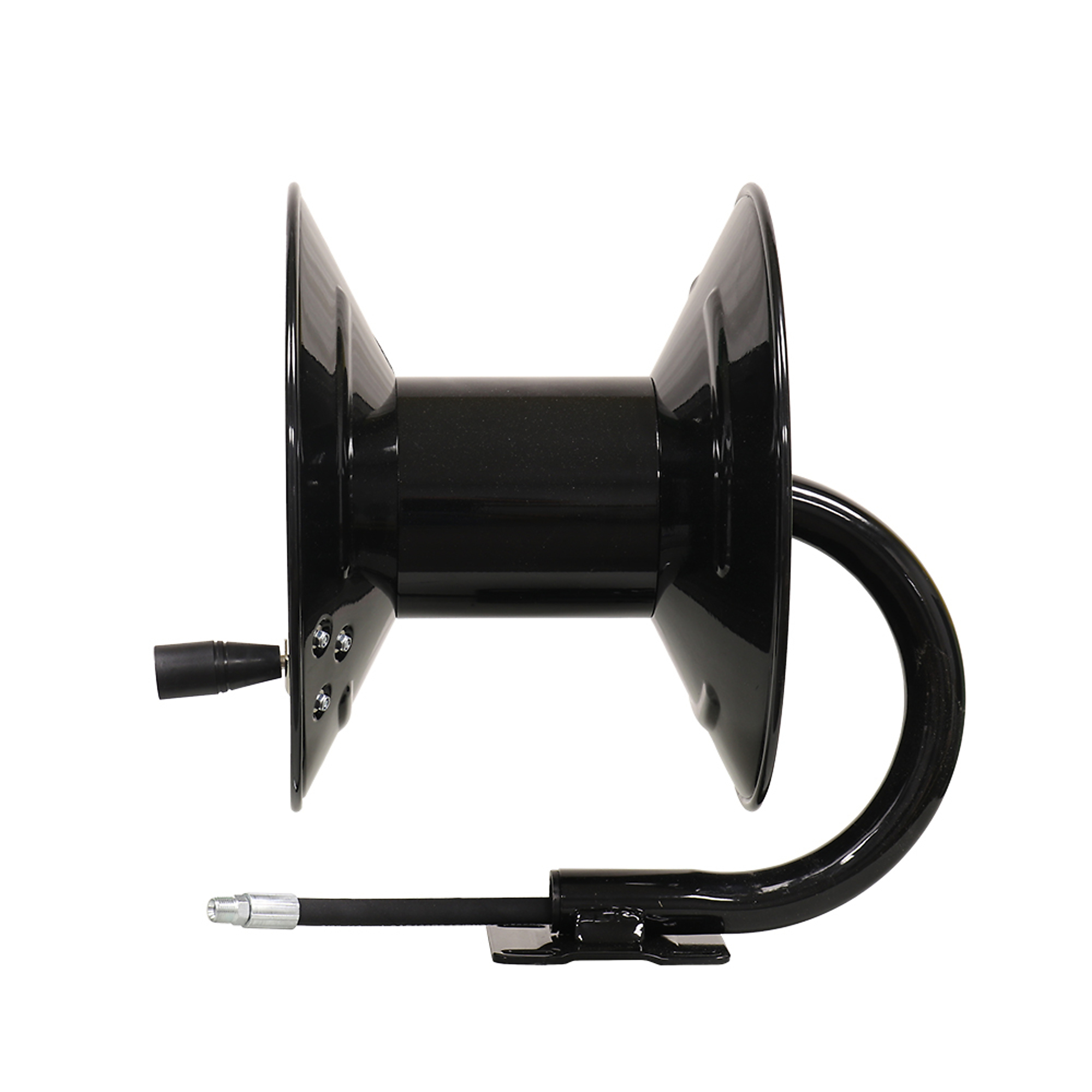 Valley Industries, High-Pressure Steel Hose Reel - Manual Crank, Hose Length Capacity 200 ft, Max. Pressure 3000 PSI, Model# HR-200